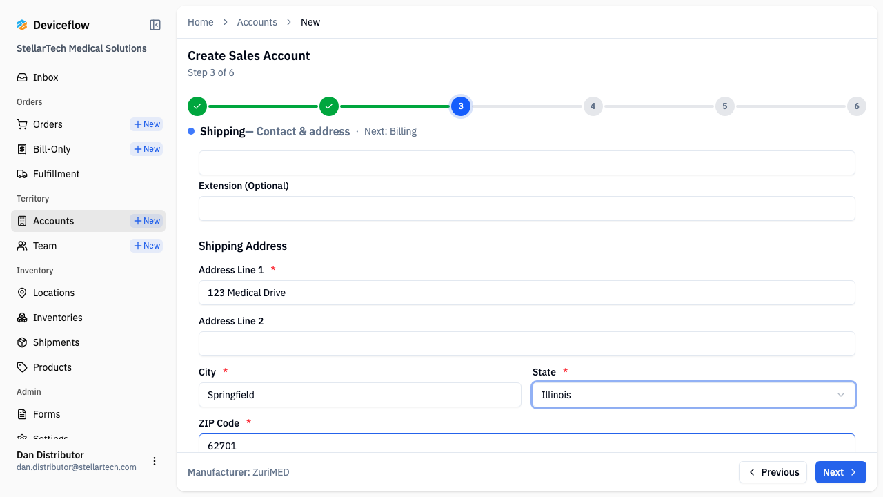 Step 6: Fill all required fields and submit