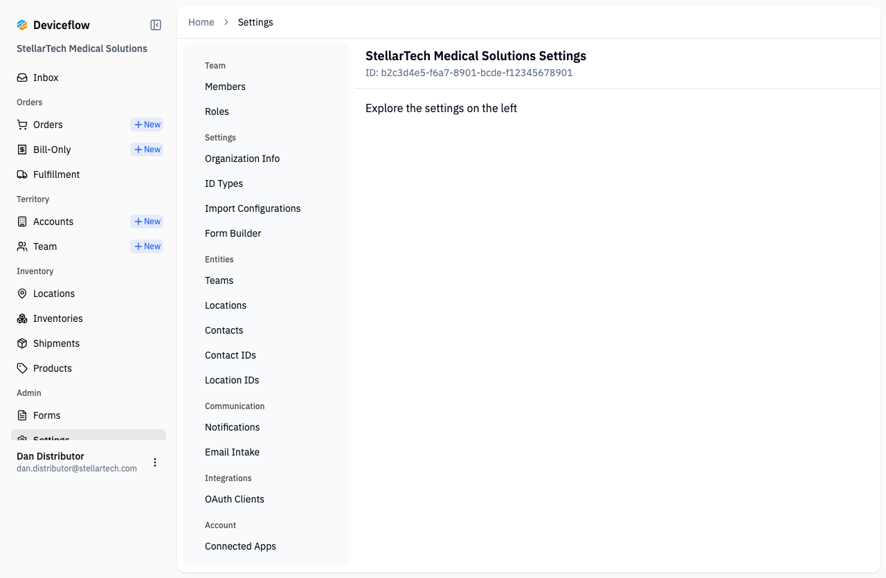 step 09 admin settings