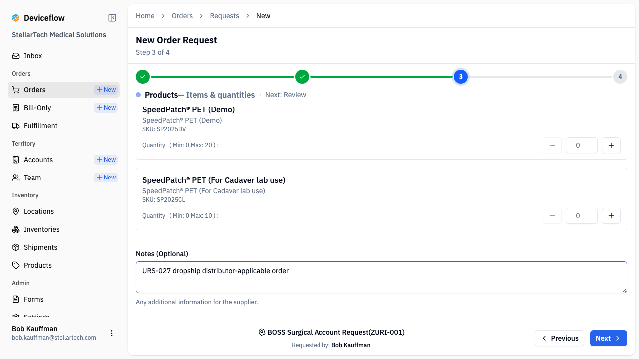 step 02 dropship products