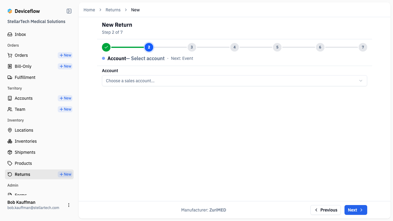 step 02 new return form