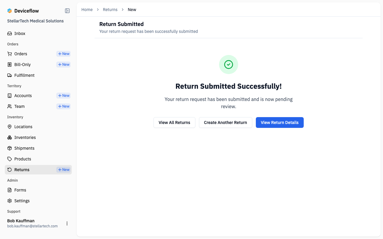 11 submission success