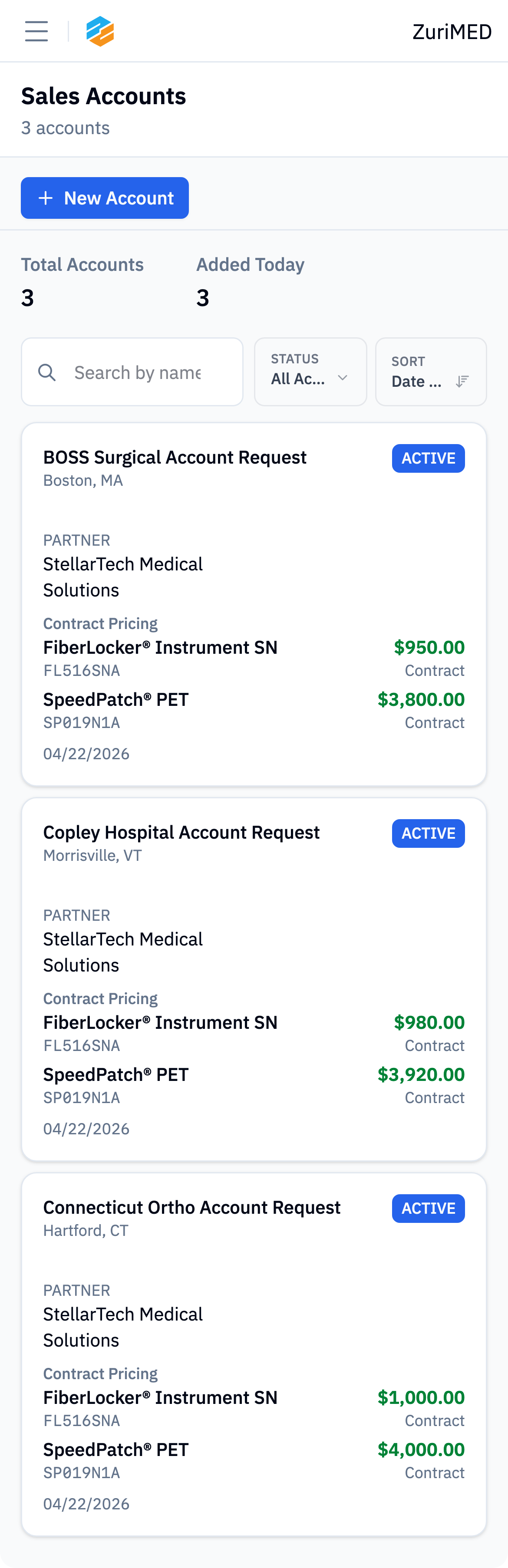 step 06 touch targets sales accounts