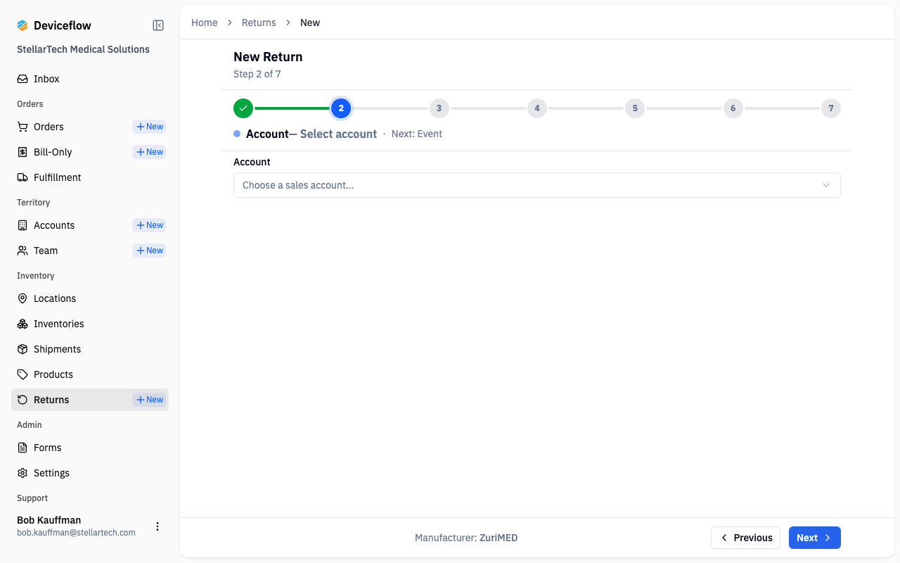 step 02 new return form