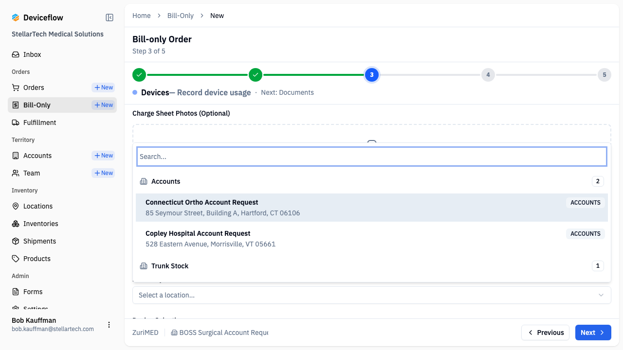 step 03 rep trunk dropdown