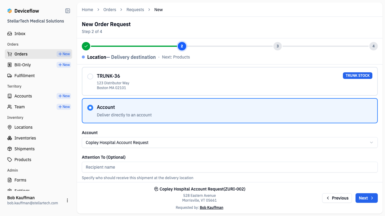 step 04 copley order types