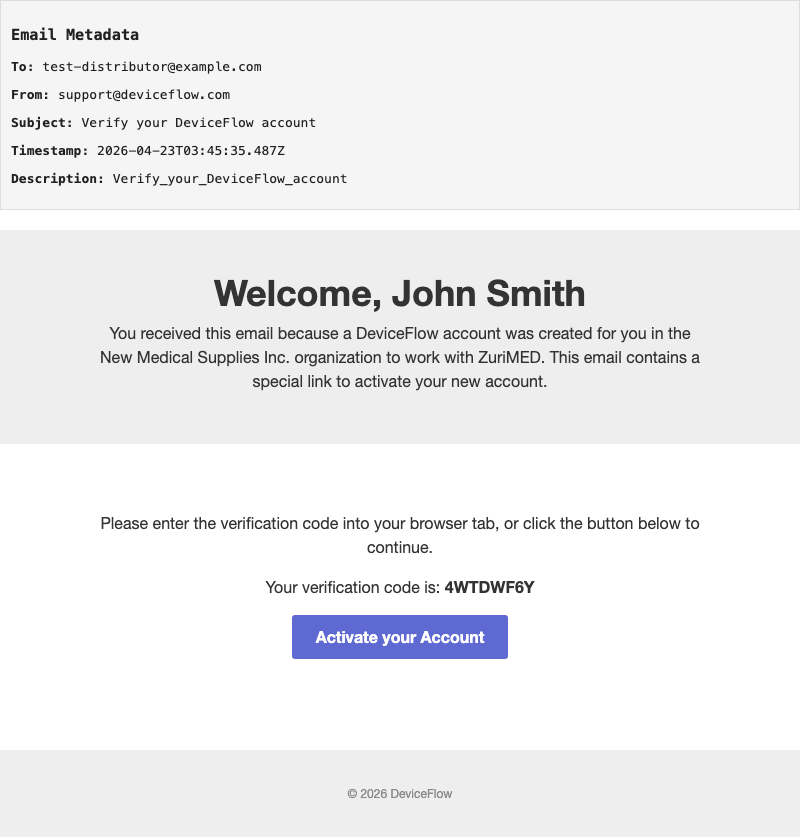 Verify your DeviceFlow account
