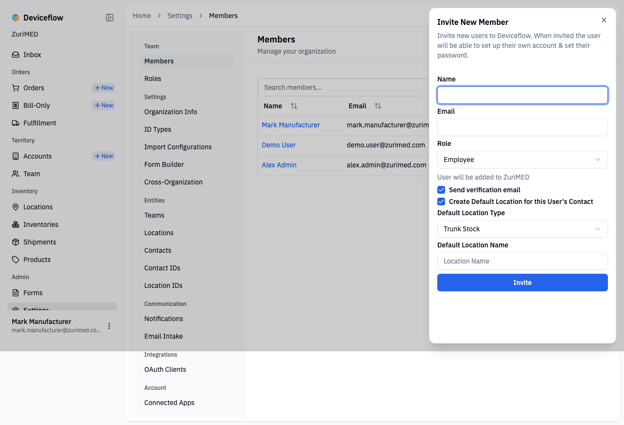 step 08 invite form open