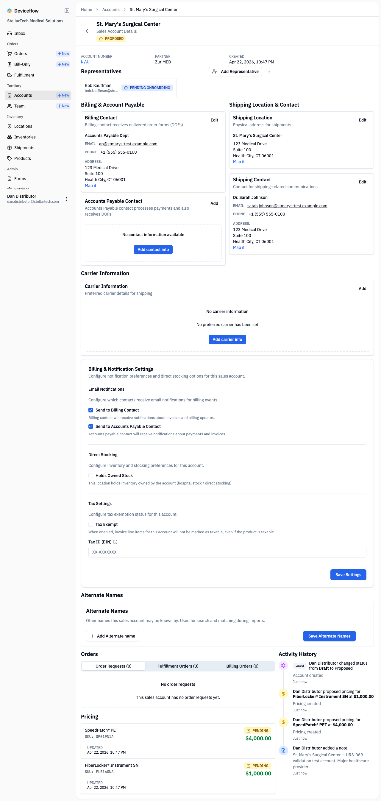 step 09 account detail top