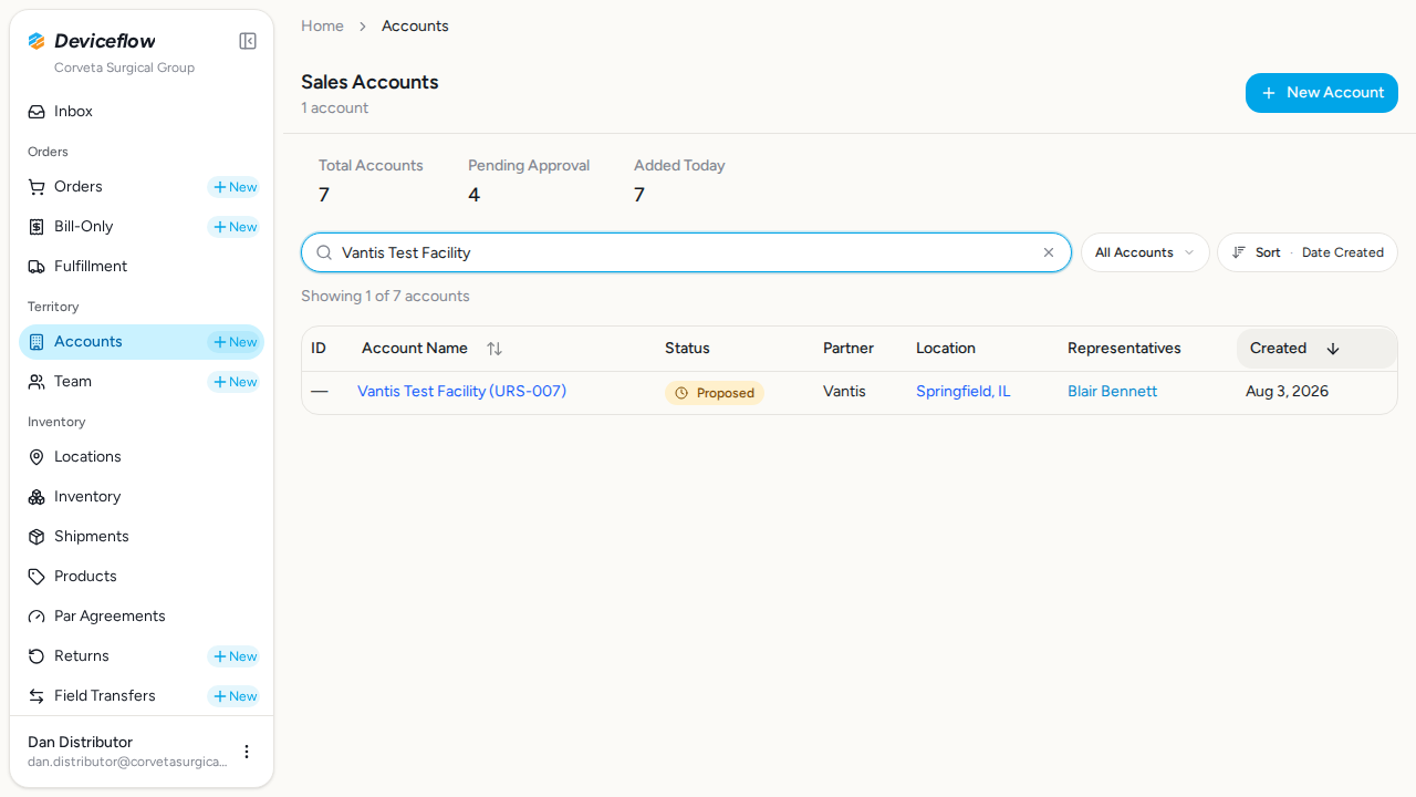 step 07 account in list