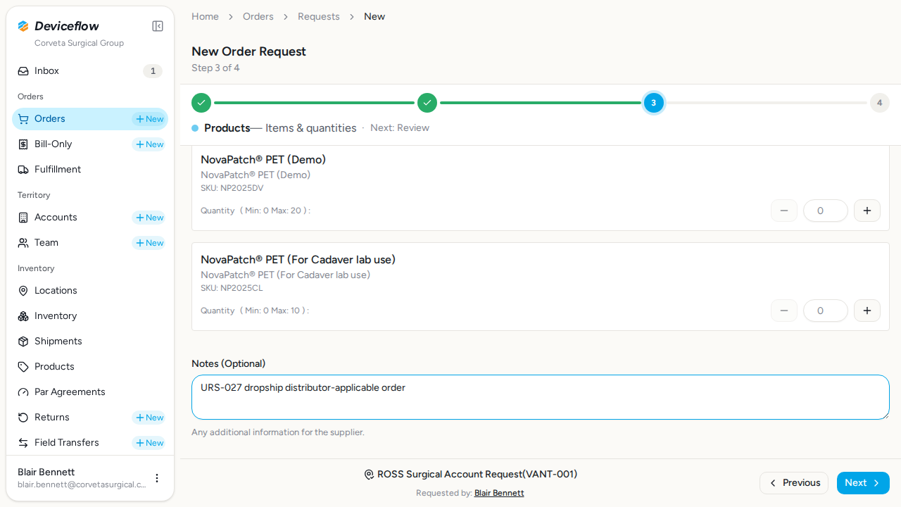 step 02 dropship products
