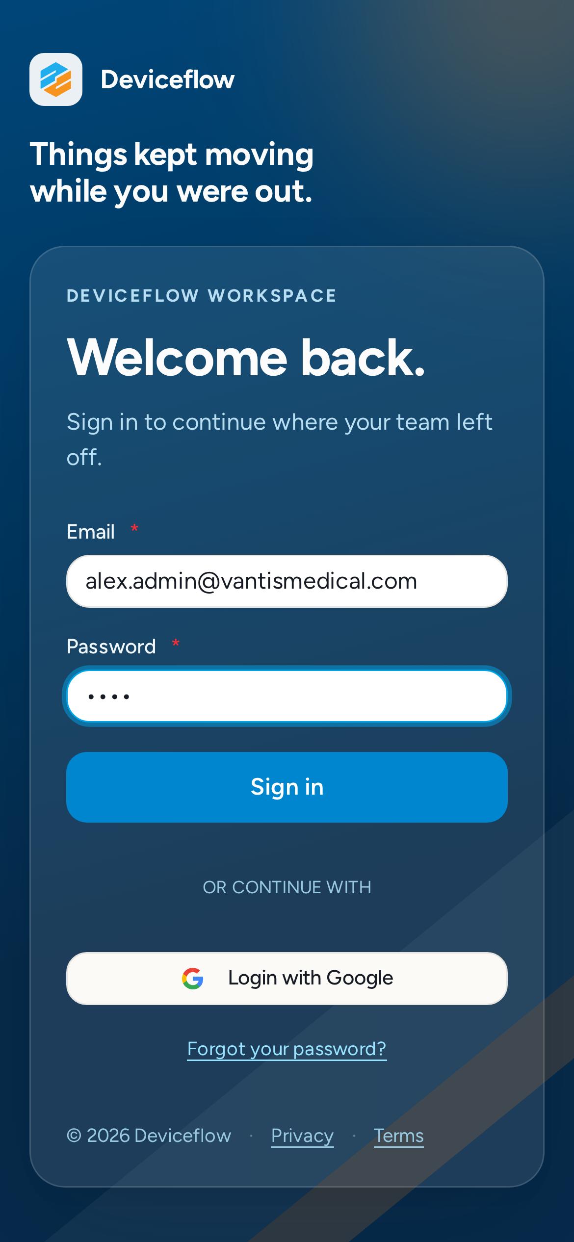 step 01 iphone 12 login filled