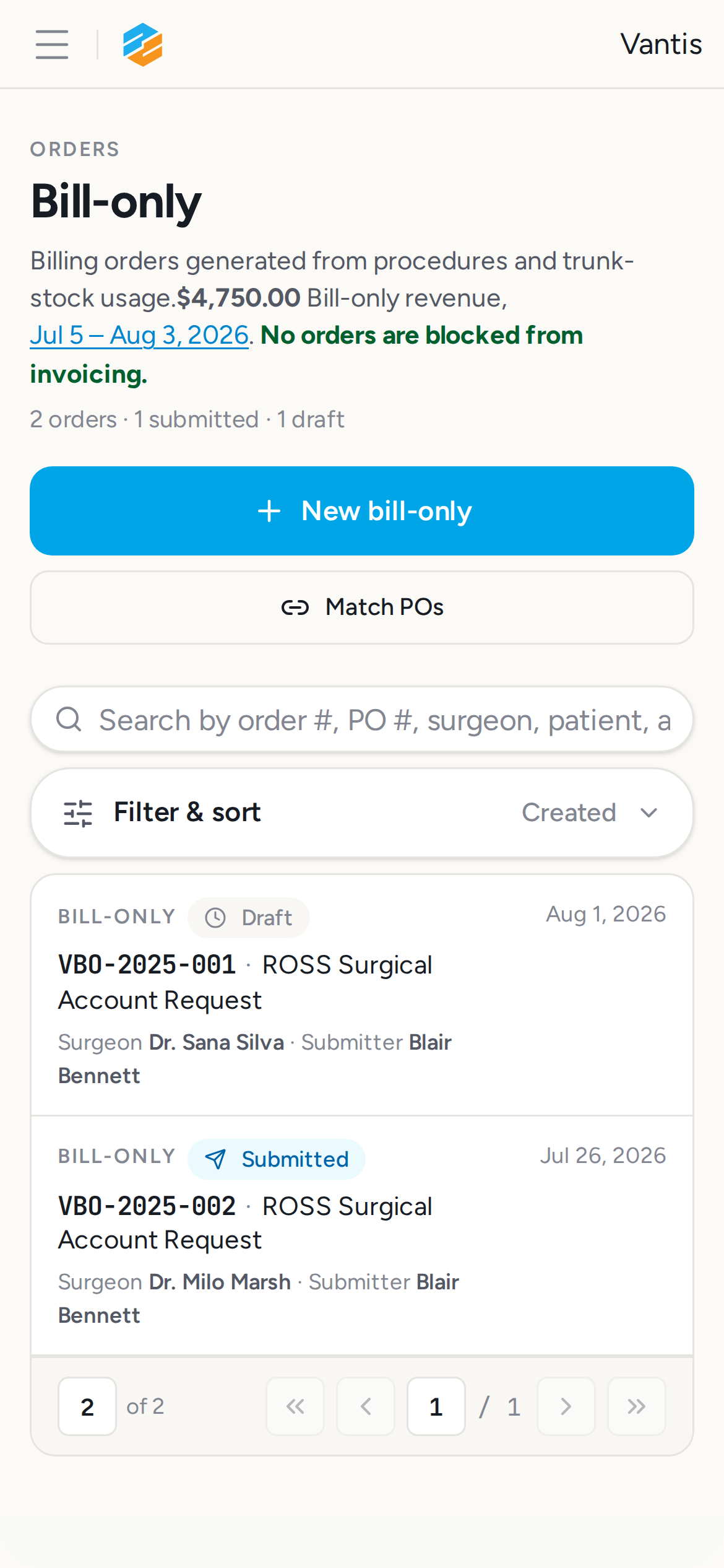 step 02 billing after nav