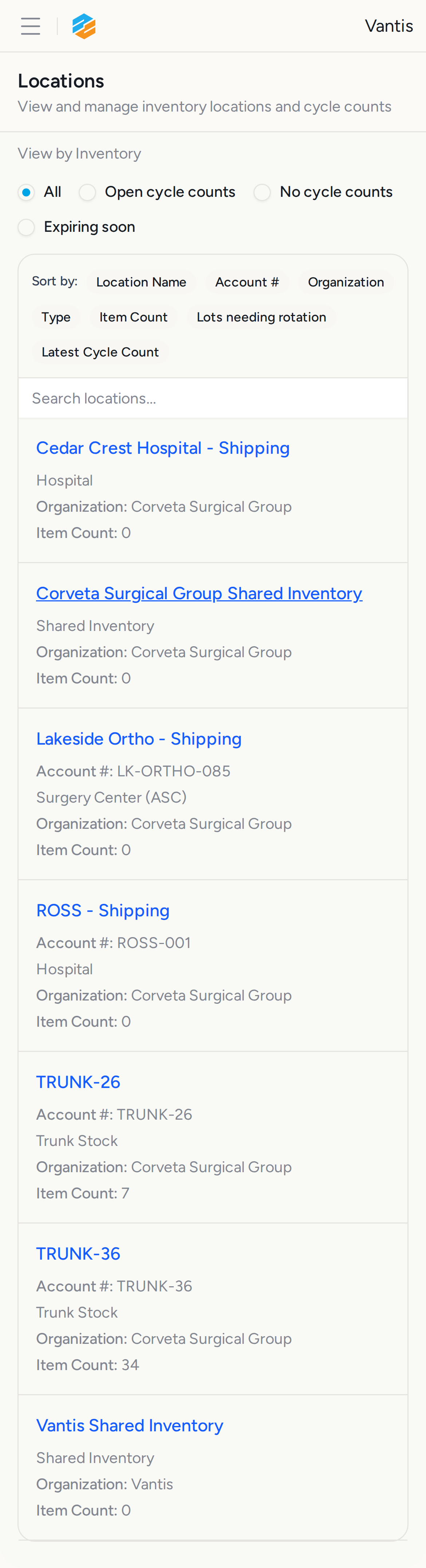 step 06 touch targets inventory
