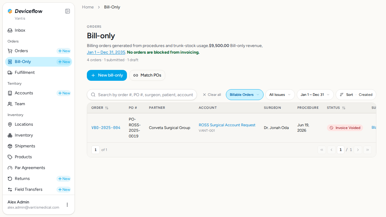 step 05 filter invoice voided