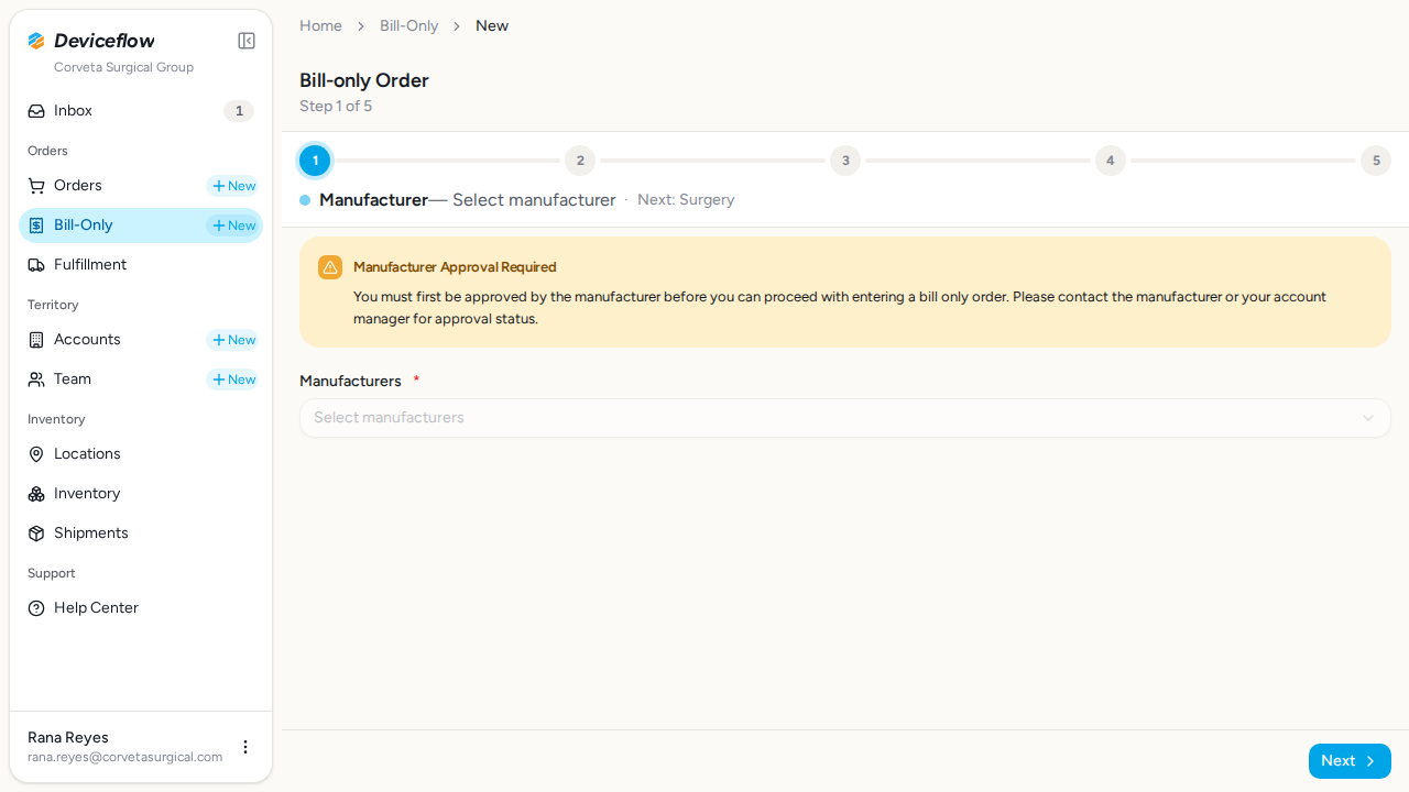step 01 billing blocked