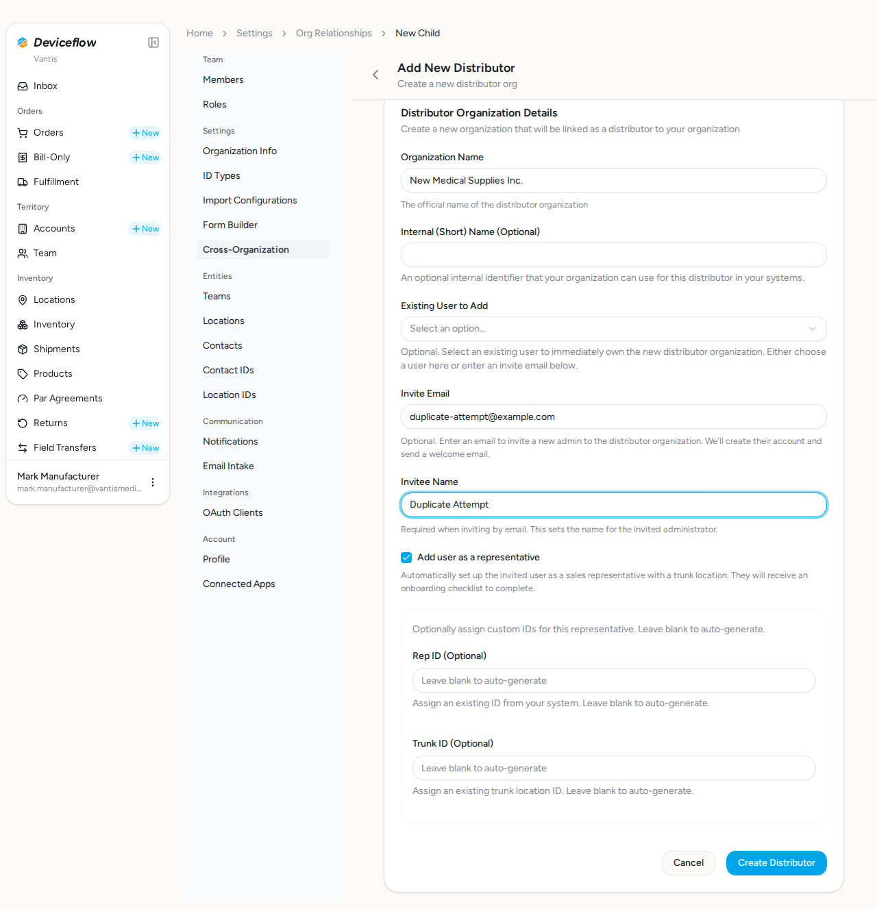 step 05 duplicate form filled