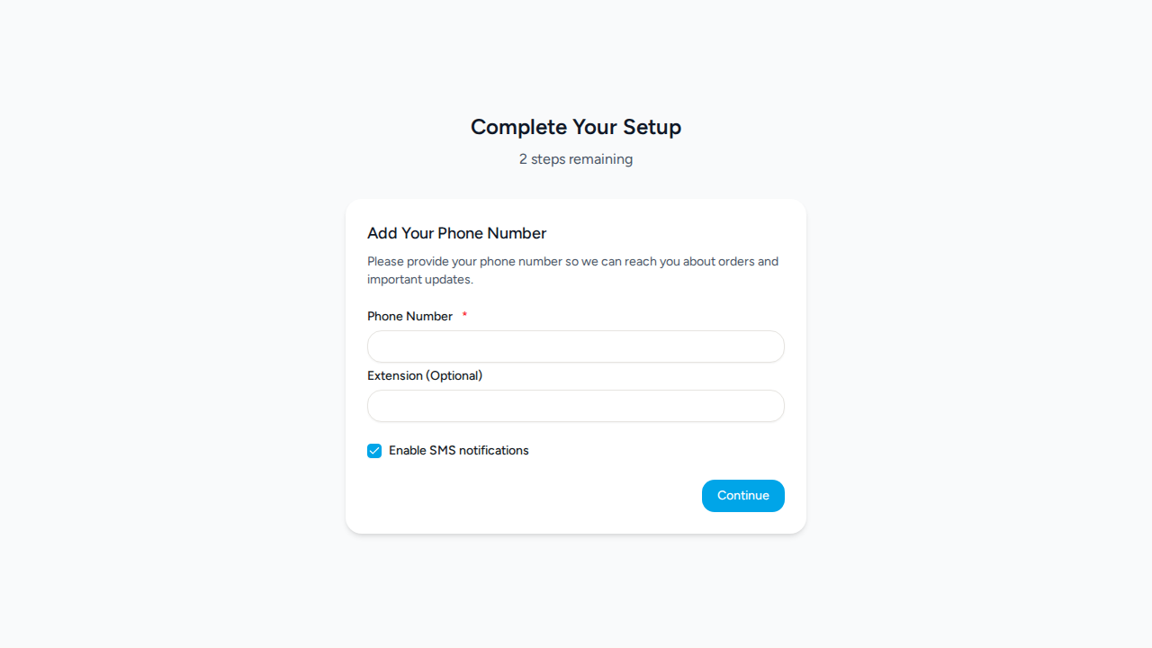 step 12 landing page