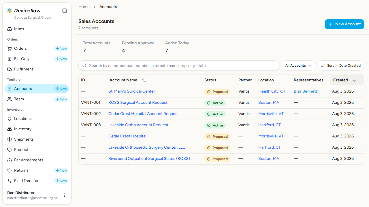 step 09 account in list