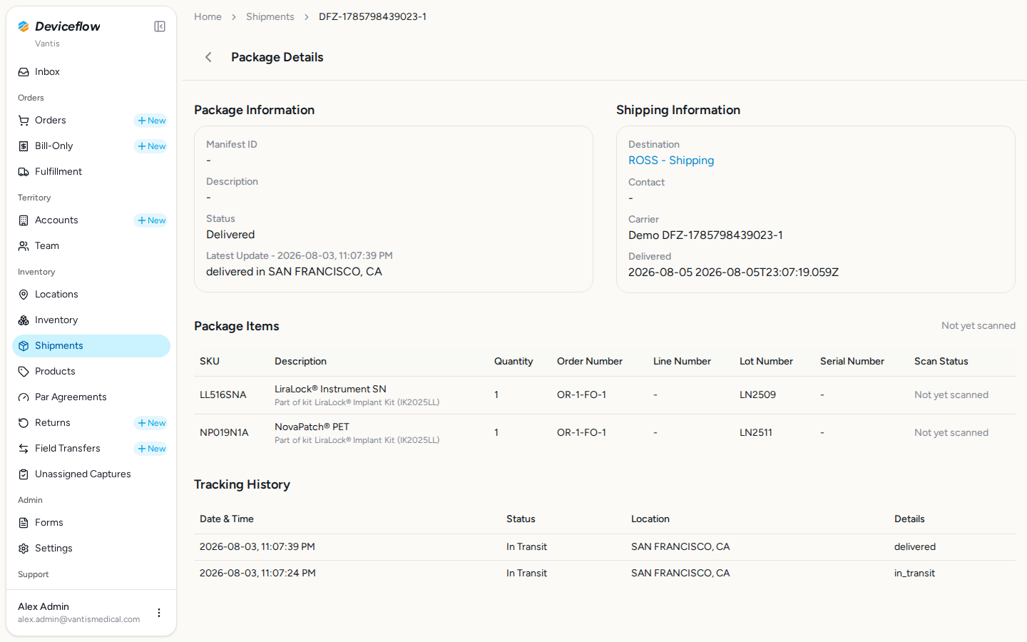 step 08 package delivered