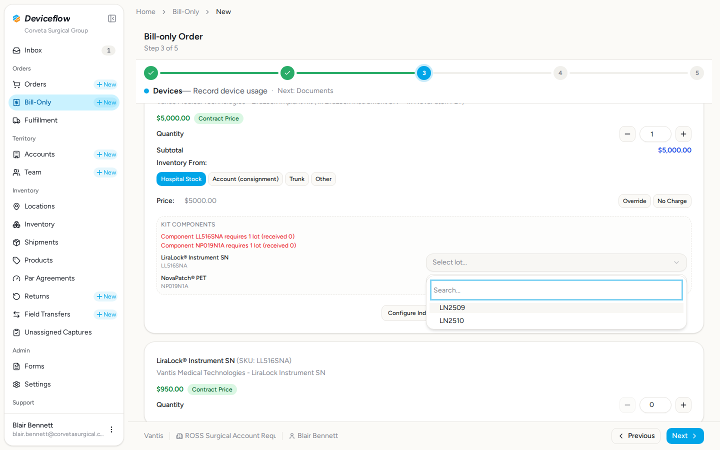 step 09 ll516sna lot options