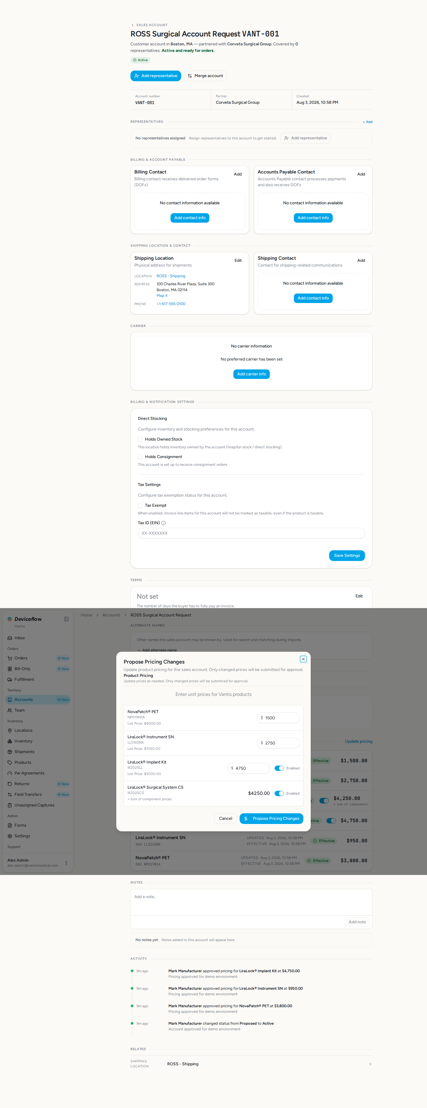 step 05 proposal form no price input