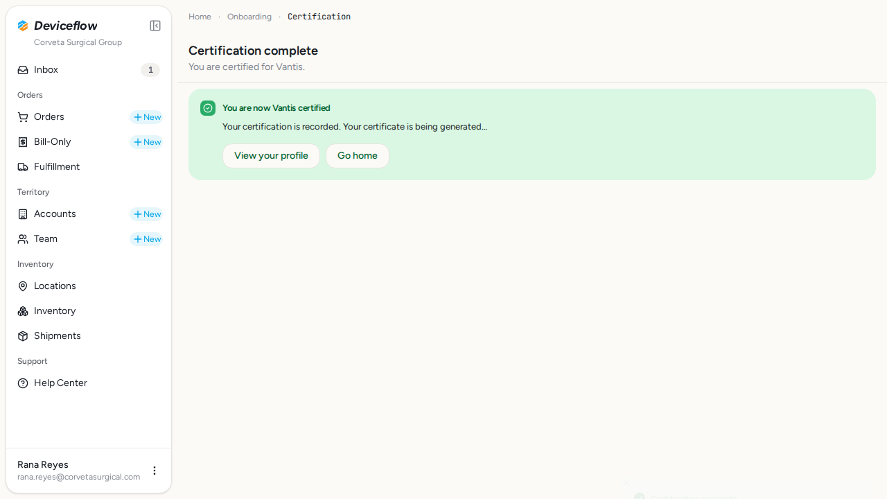 step 03 completed