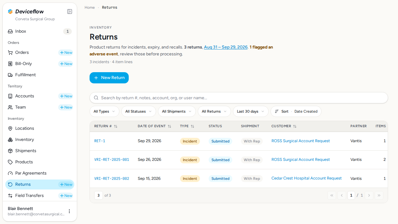 step 04 returns list with return