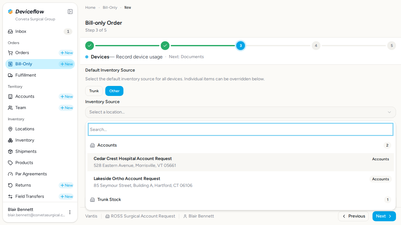 step 03 rep trunk dropdown