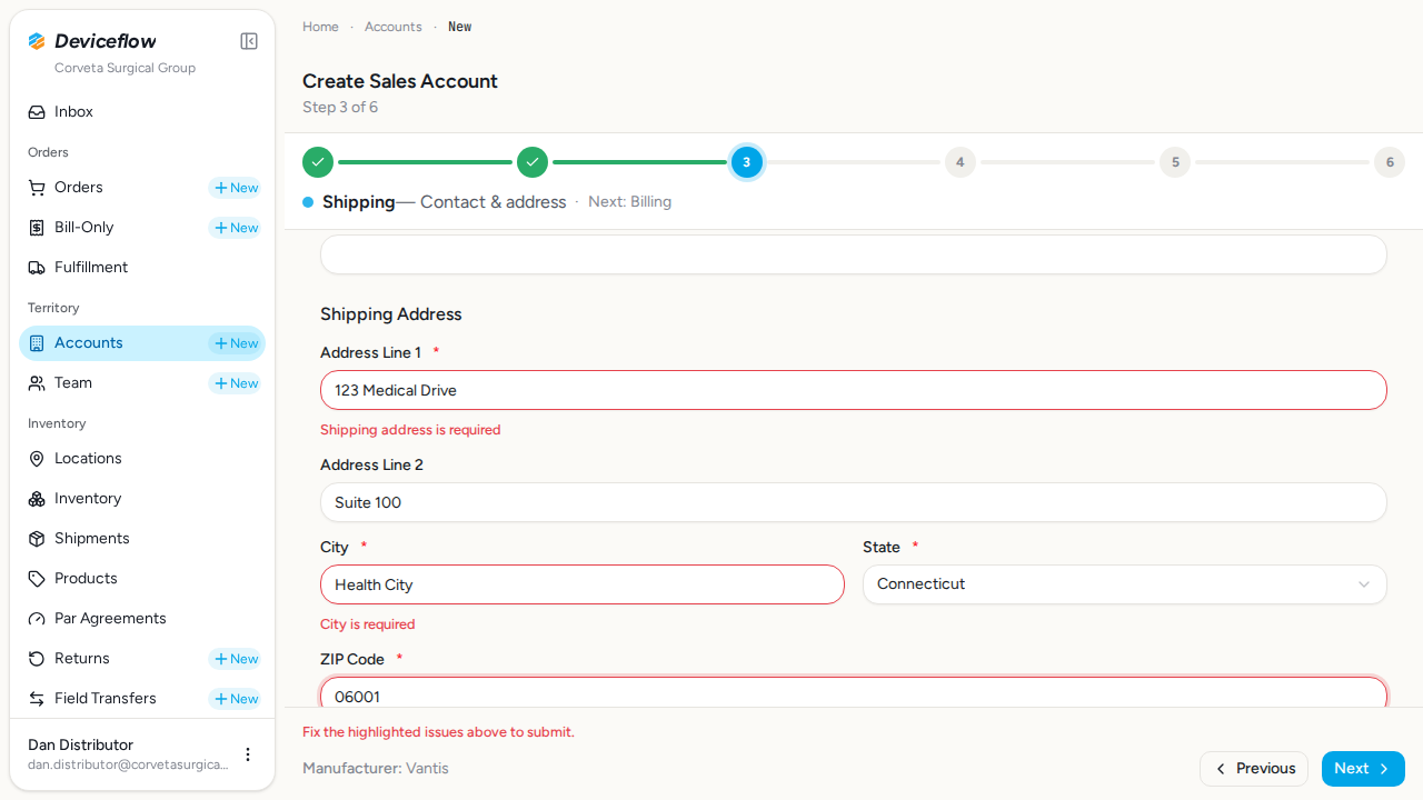 step 04 shipping filled