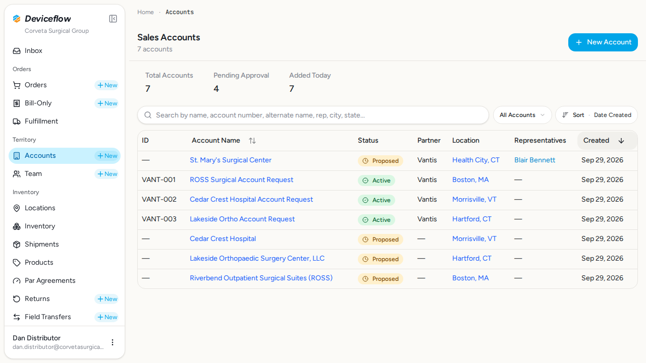 step 09 account in list