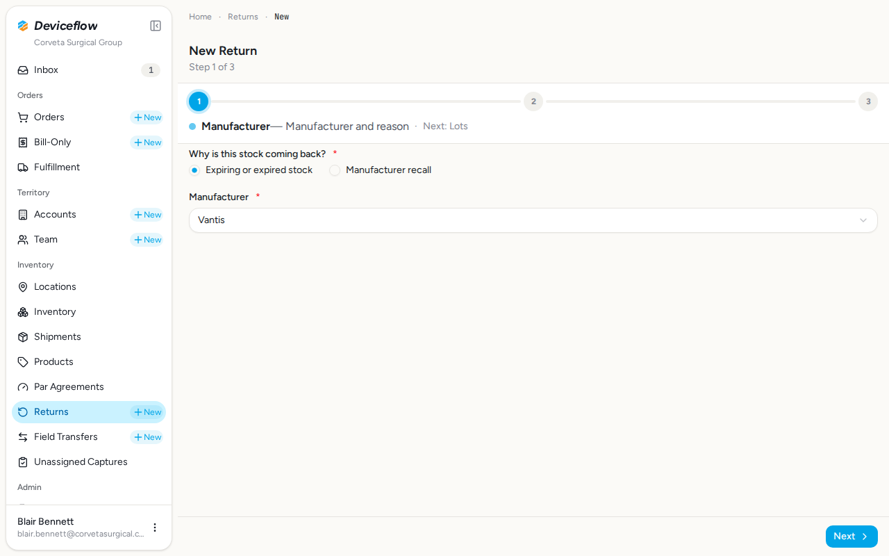 step 01 reason manufacturer step