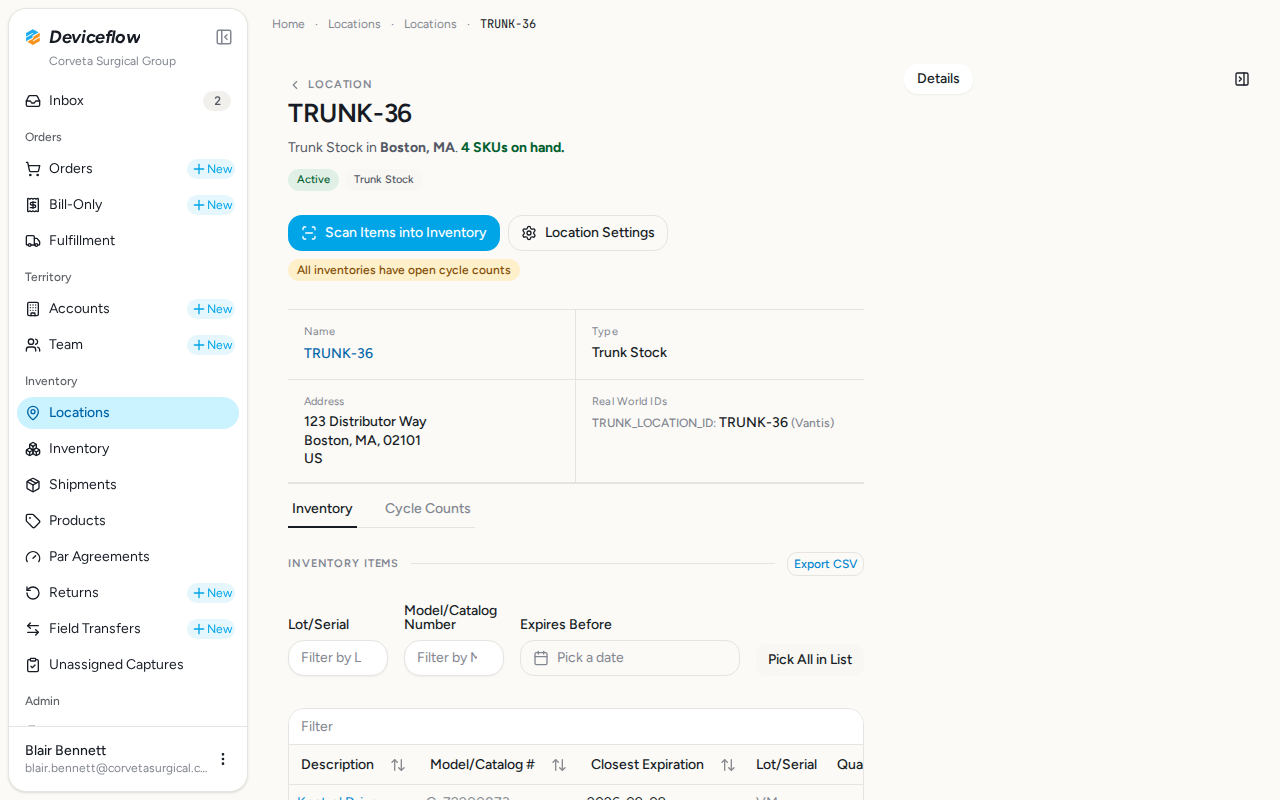 step 03 location page