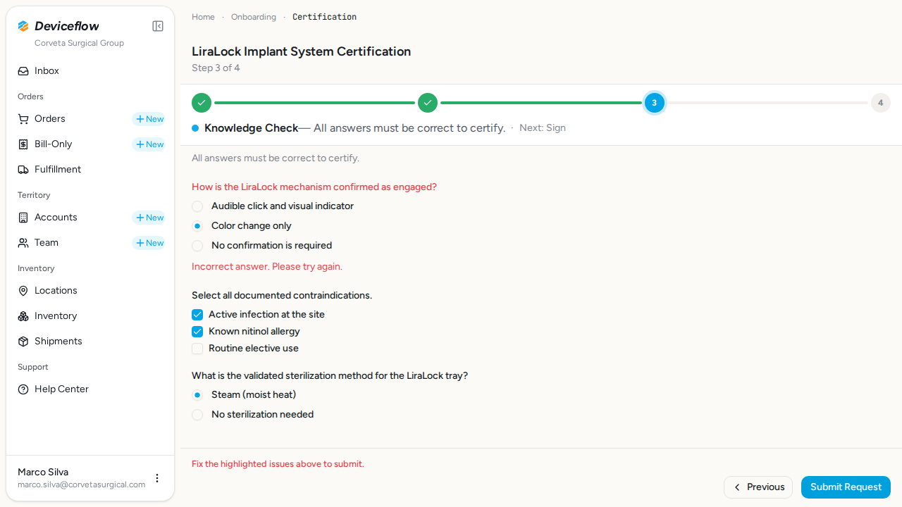 step 03 quiz failed attempt