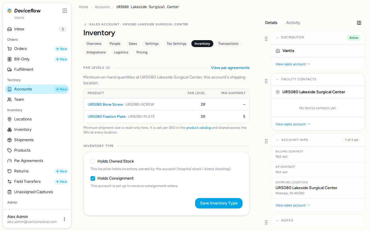 step 03 account par levels